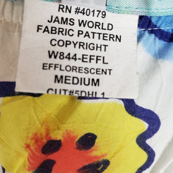 Jams World Efflorescent Skirt Asymmetrical Tie Hem Floral Pull On Size Medium - Picture 7 of 8